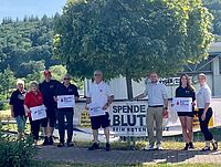 Gruppenfoto Blutspende Team